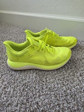 Lululemon Neon Yellow Women's Athletic Sneakers - Lightweight Running Shoes